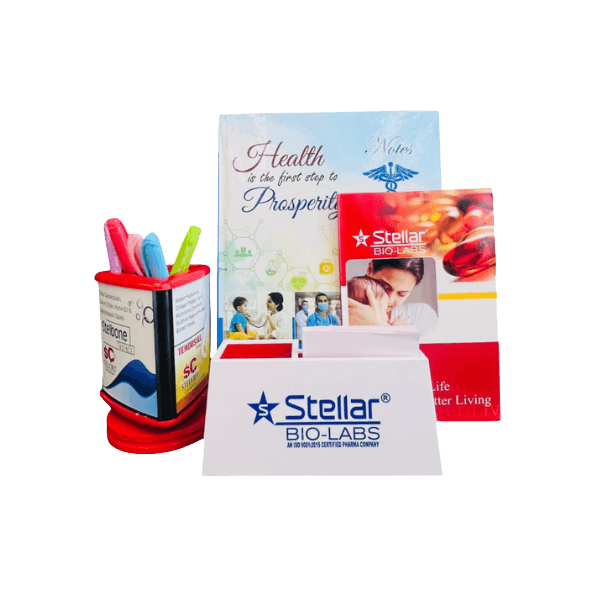 Branded stationery set